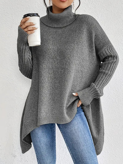 Jersey Solara Oversize de Cuello Alto