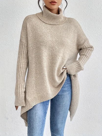 Jersey Solara Oversize de Cuello Alto