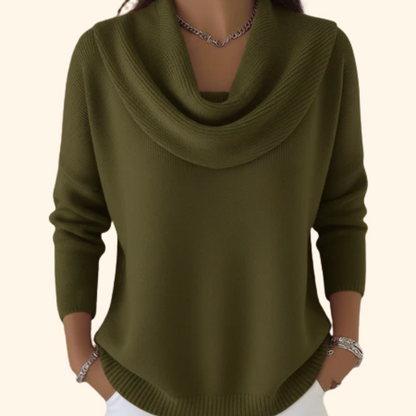 Jersey Adelia de Cuello Drapeado