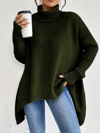 Jersey Solara Oversize de Cuello Alto