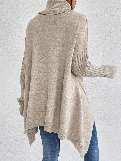 Jersey Solara Oversize de Cuello Alto