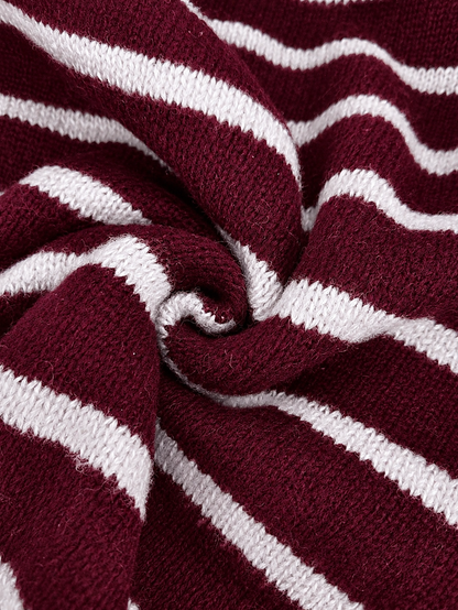 Céliane | Cardigan rayé tricot chic