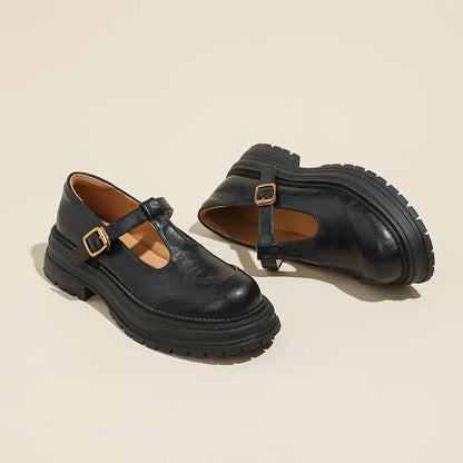 Emilia | Chaussures Mary Jane avec Boucle Dorée