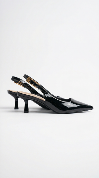 Zapatos Slingback de Tacón Bajo Elizabeth