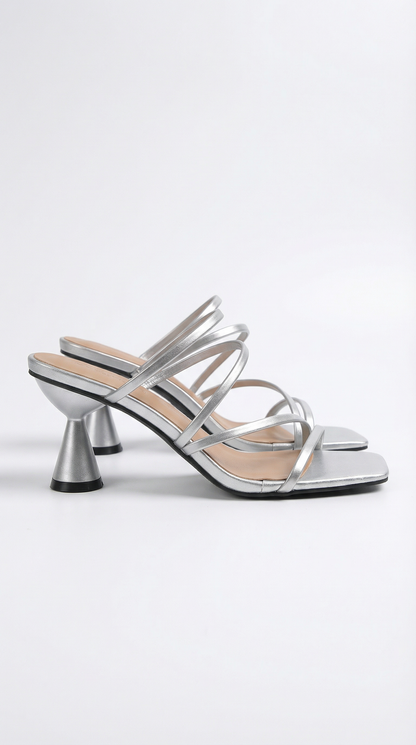 Sandalias de tiras Stephanie con tacón alto